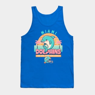 dolphins football Tank Top